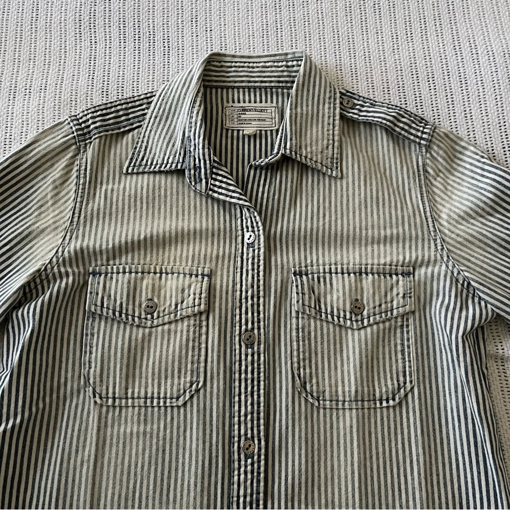 Current Elliott Striped Button Up - image 2